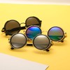 Dollger Steampunk - anteojos de sol redondas retro clásico con