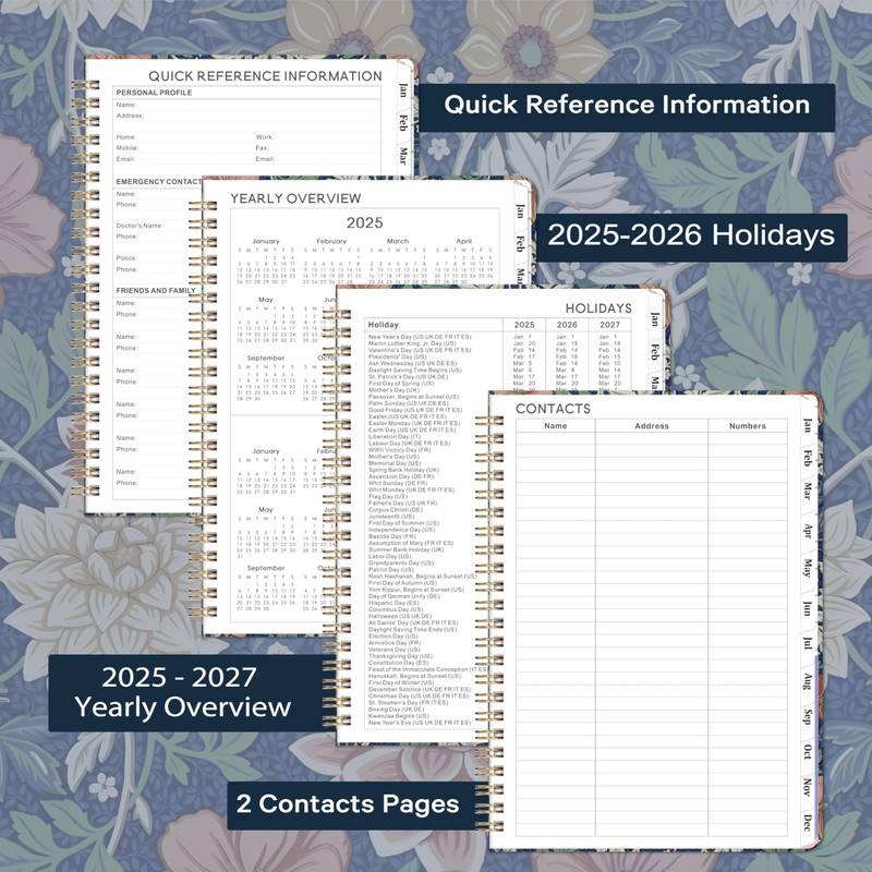 Diary 2025 - A5 Diary Week to View from January