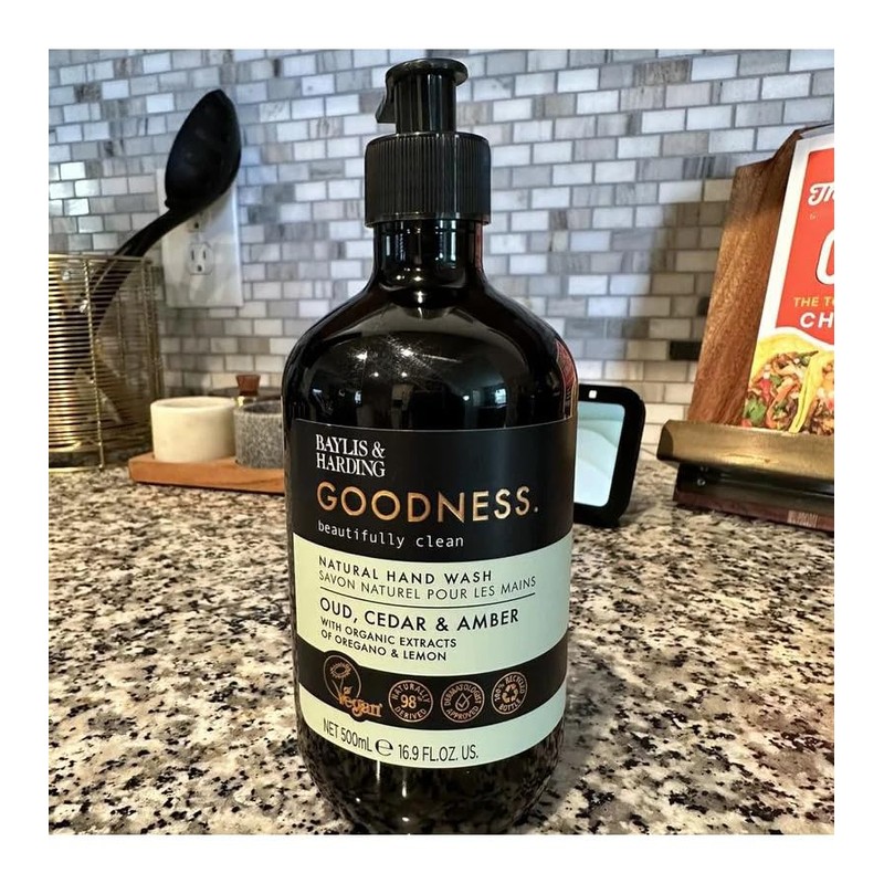 Baylis & Harding Liquid Hand Soap Wash with Dispenser, Goodness,