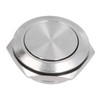 Flat Button Switch, 5-Piece Stainless Steel Push Button Switch, Waterproof