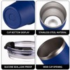 16 oz Stainless Steel Insulated Tumbler with Straw and Lid,