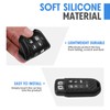 WORCAS Key Fob Case Carbon Fiber Pattern Silicone Cover Compatible
