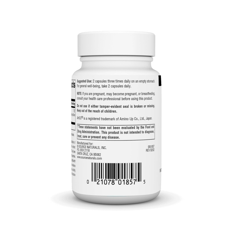 Source Naturals AHCC 500 mg Increases Natural Killer Cell Activity*