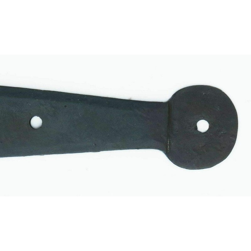 Hand Forged Tee Hinge Strap Hinge Beeswax - Penny End