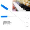 10PCS Piano Tuning Mutes Metal Handle Triangular Rubber Fixing Tool