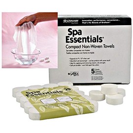 Spa Essentials Compact Non-Woven Towels (Pack of 3)