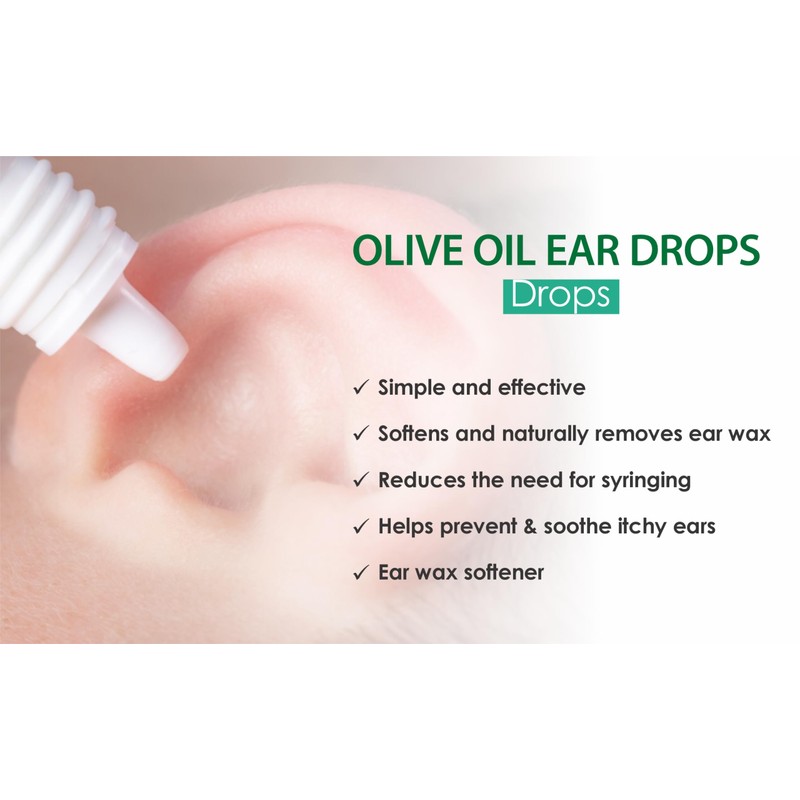 Natural Olive Oil Drops 10 ml | 4 Bottles Pack