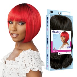 Sensationnel Dashly wig - synthetic easy wear non lace cap wig - DASHLY WIG Unit 14 (613)