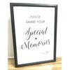 Funeral Memory Cards with Box with 2 x Signs -
