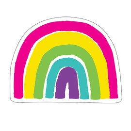 Carson Dellosa Kind Vibes 36-Piece Rainbow Bulletin Board Cutouts, Bright Rainbow Cutouts for Bulletin Board, Rainbow Classroom Cutouts, Rainbow Classroom Décor