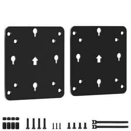 Aiweiwa 2-Pack Adapter Plate Compatible with Intel NUC Gen 13 12 11 10 8 7 6 5 Wall Desk and Monitor Mount Plate Compatible with NUC Mini PC Bracket with Screws