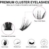 Cluster Eyelashes Extensions 40D 0.07 D Curl DIY Individual Eyelash