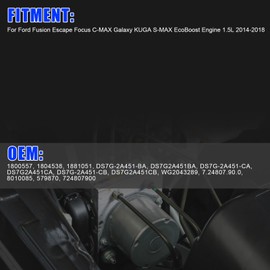 DS7G2A451CB Brake Vacuum Pump, For Ford Fusion 2014-2020, For Ford Escape 2017-2019 (Engine 1.5L), Replace: 1800557, 724807900