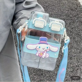 Sanrio Cinnamoroll Water Bottle 24oz W Strap Leak Proof Kawaii Sports Bottle New Sanrio