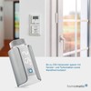 Homematic IP Smart Home Radiator Thermostat – Evo, Silver, Digital,