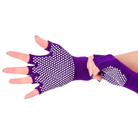 CHROME CRANE TB012 Men's Gloves, Half Finger, Fingerless, Fleece Lined, Cold Protection, Cool, Stylish