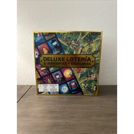 DELUXE LOTERIA AND SERPIENTES Y ESCALERAS TRADITIONAL MEXICAN FAMILY GAMES 2Pack