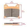 Caltric Front And Rear Brake Pads for Yamaha XVS1100 V-Star