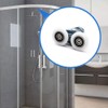 2/4 Pieces Shower Door Wheels Shower Cubicle Roller Runner 18