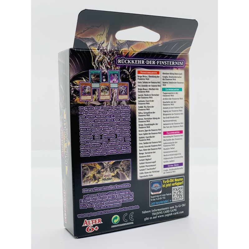Compatible with Yugioh Dark World Structure Deck – German Edition