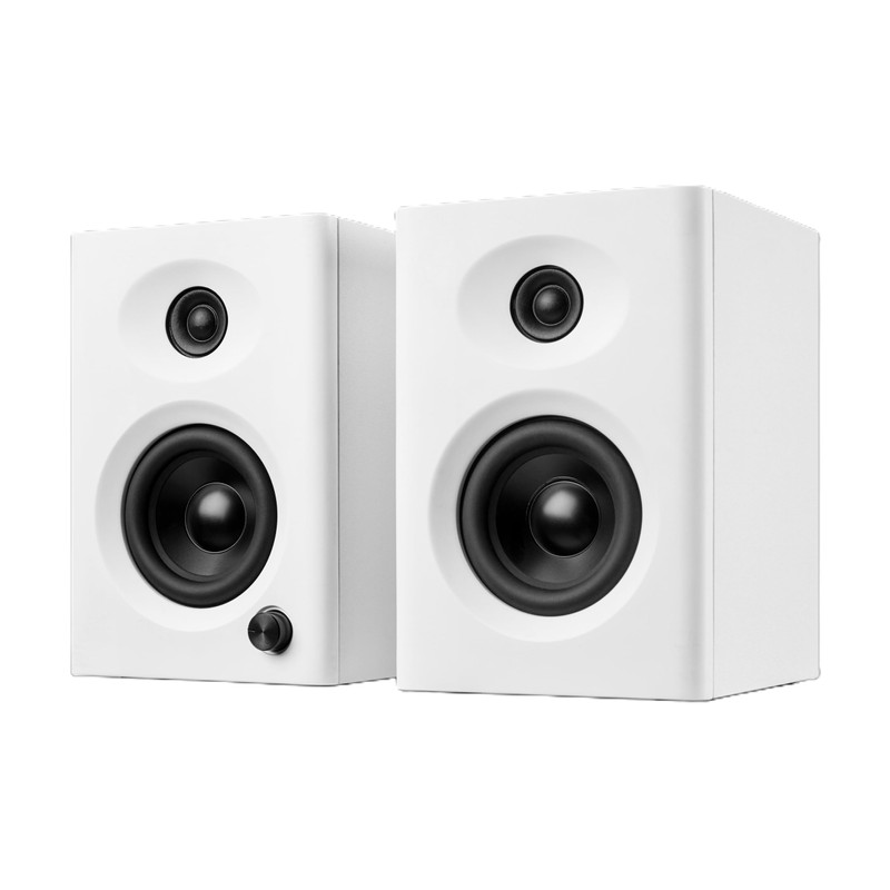 3" Bookshelf Speakers with Detailed Mellow Treble & Deep Bass,