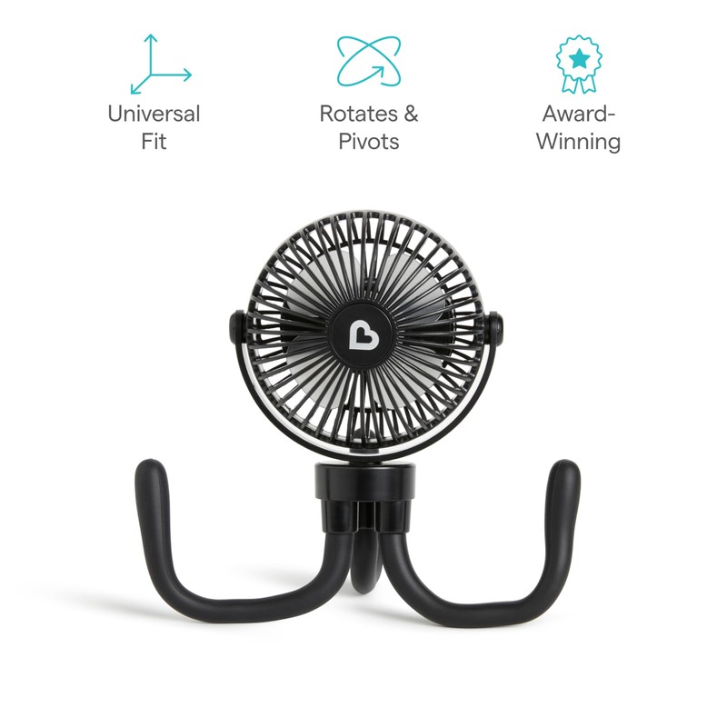 Munchkin Stroller Fan - Portable Fan for Travel, Baby Gear