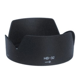 Camera Lens Hood Shade Compatible with Nikon AF-S DX 18-140mm f/3.5-5.6G ED VR, AF-S DX 18-105mm f/3.5-5.6G ED VR, AF-S DX 18-135mm f/3.5-5.6G ED IF, AF-S 18-70mm f/3.5-4.5G ED-IF for HB-32