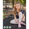 mehrstrumpf 8/12 Pairs Children's 100% Organic Cultivation Trainer Socks without