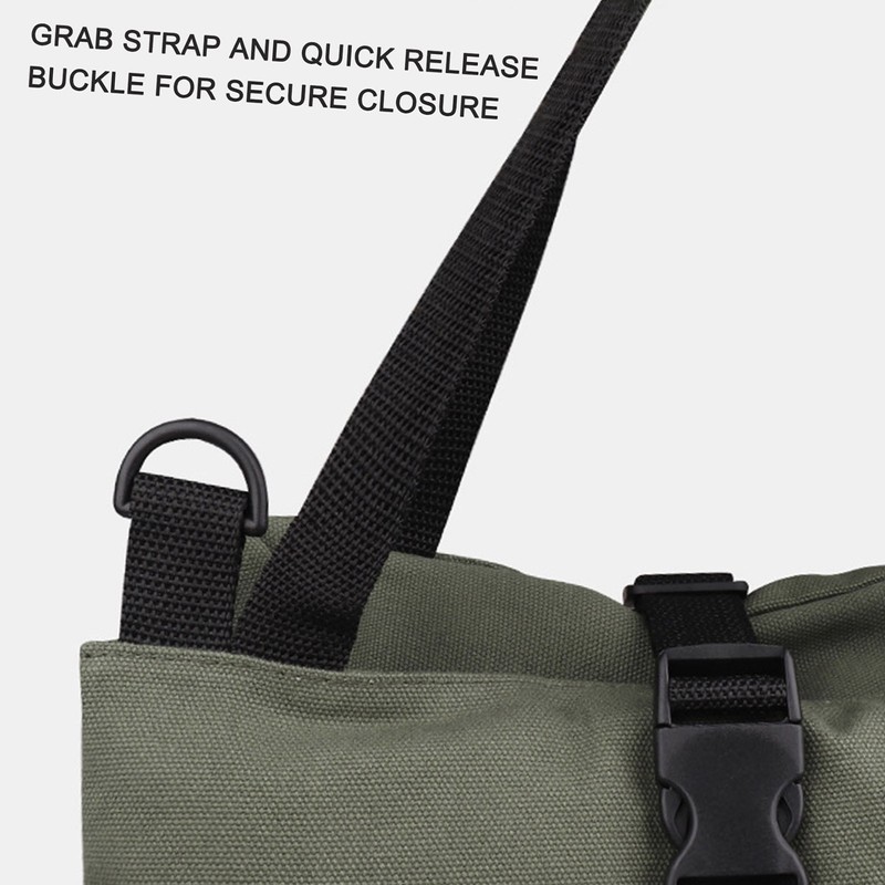 Canvas Roll-up Tool Bag, Multi-Purpose Tool Roll Pouch Tool Organizer