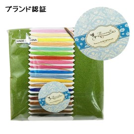 28 Pieces Soft Type Wool Felt for Crafts and DIY Crafts, Non-woven Fabric, Choose Size, 0.06 inch (1.4 mm) Thick, Colorful, 28 Color Set (5.9 x 5.9 inches (15 x 15 cm)
