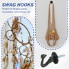 PATIKIL Swag Hooks, 4 Pcs Heavy Duty Ceiling Hooks with