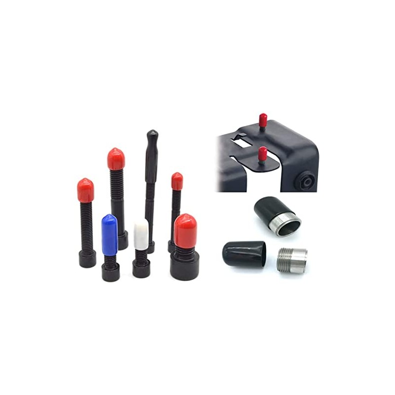 MACHSWON 10PCS Rubber End Caps 10mm ID PVC Round Tube