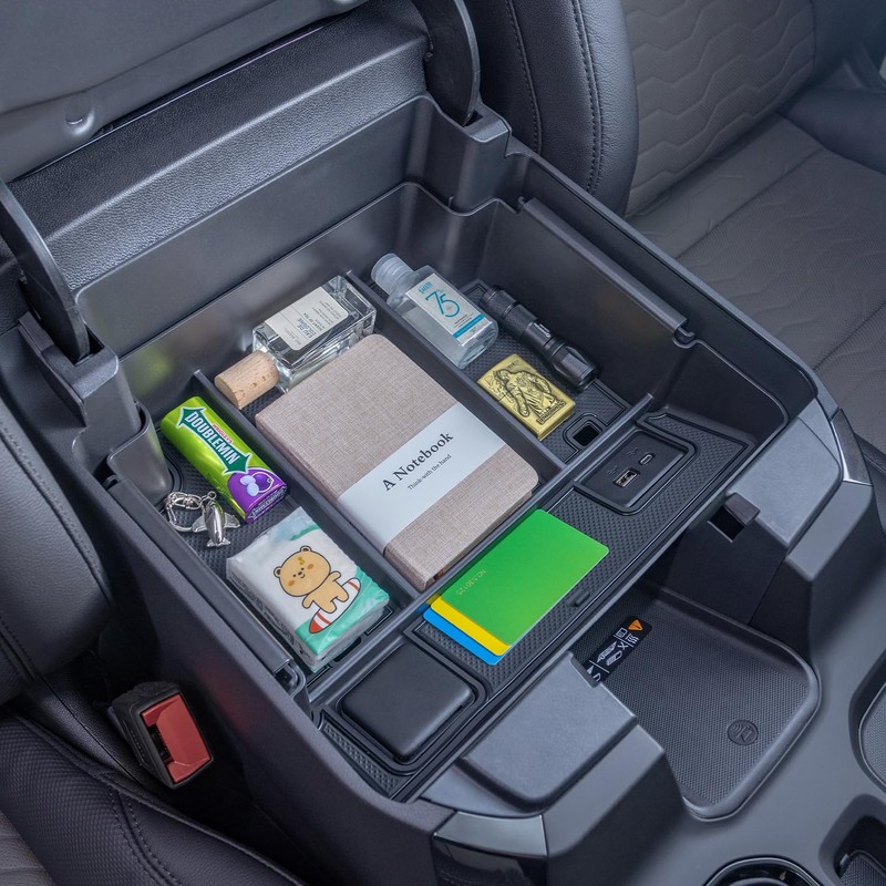 PIMCAR Full Center Console Organizer for 23-24 Chevy Silverado/GMC Sierra