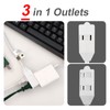 EP 2 Pack 15 ft Extension Cord with Foot Switch,