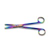 Cynamed Mayo Dissecting Scissors with Multicolor/Rainbow Titanium Coating - Long,