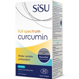 SISU Full Spectrum Curcumin (185X Better Bioavailability), 30 Softgels