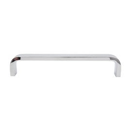 Decoranddecor Sable Aluminium Pull Handle for Kitchen Bathroom Cabinet Cupboard (128mm, Polished Chrome)