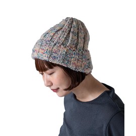 Nakota Low Gauge Mixed Knit Cap, Knit Hat, Men's, Women's, Brand, Autumn, Winter, Washable, Stylish, Black, Skiing, Snowboarding, Solid, Cold Protection, Wool, One Size Fits Most, mixed color