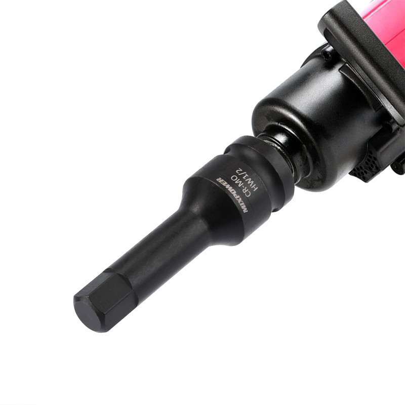 MIXPOWER 1/2" Drive Master Impact Hex Bit Set, Hex Driver,