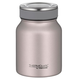 THERMOcafé by THERMOS TC Food Jar Rose Mat 0.50 L, Insulated Food Jar, Thermal Container, Double-Walled Lunch Pot Made of Stainless Steel, Leak-Proof, Dishwasher Safe, for Office and Travel