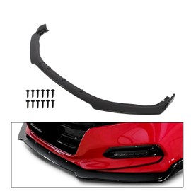 Jecoupoon Front Lip Splitter Spoiler Compatible with Accord Sedan 2018 2019 2020 Front Lip Body Kit Glossy Black