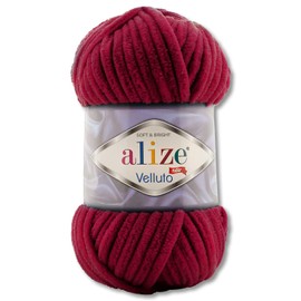 100 g Alize Velluto Wool in 30 Selection (107 | Cherry)