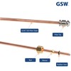 GSW WR-PTC22 3/16"OD x 22"L Bendable Pilot Tubing with Pilot