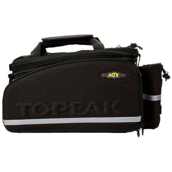 Topeak MTX Trunk Bag DXP Bicycle Trunk Bag with Rigid Molded Panels, 36x25x21.5-29cm , 1380ci, Black