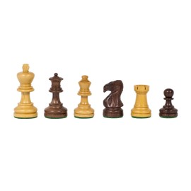 WE Games Staunton Chess Set - Weighted Rosewood Pieces & Wooden Board 12 in.