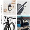 MAGPIE ベビーカーフック カラビナ式 亜鉛合金フック レザーストラップ 耐荷重約30KG ベビーカー バギーフック 荷物フック 2本入り(合皮ブラウン)
