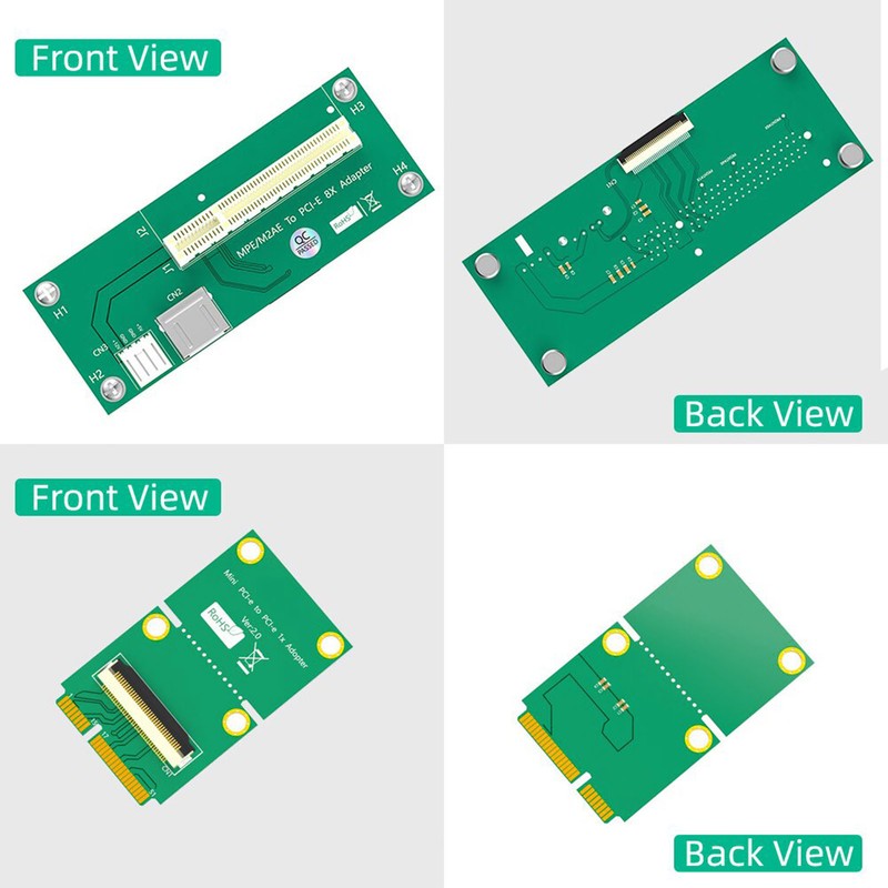 Mini PCIe to PCIe 8X Extension Cable 2.5Gpbs Plug and