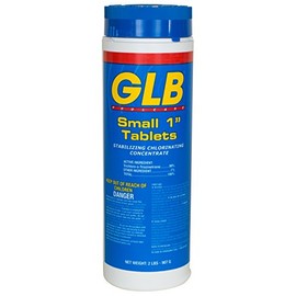 GLB 71250A 1-Inch Chlorine Sanitizing Tablets, 2-Pound, Small