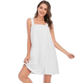 Women's Pure Cotton Shower Gown Dress Towel