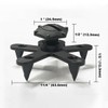 AIMALL 4Set Car Mat Fixed Buckle Set, Anti-Slip Double-Layer Plastic